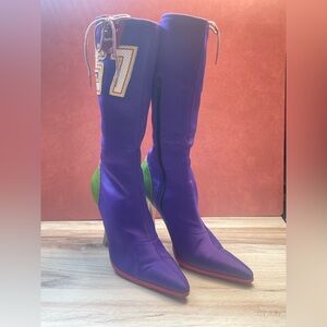 Steve Madden Purple and Green Women's Boots